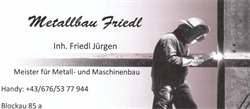 Logo der Firma Metallbau Friedl